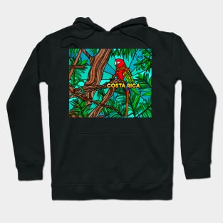 Costa Rica - Parrot in Nature Hoodie